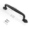 VivaLight 10 Inch Diamond Tapered Barn Door Handle Black Cast Iron Pull for Sliding Doors Gates Sheds Fences Closets Indoor Outdoor Farmhouse Hardware