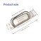 WZDXBQD Stainless Steel Door Plate Handle Heavy Duty PullPush Sliding Barn Pull Shed Commercial Fire Door Handle2 Pack79 x 26 Rectangle
