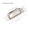 WZDXBQD Stainless Steel Door Plate Handle Heavy Duty PullPush Sliding Barn Pull Shed Commercial Fire Door Handle2 Pack79 x 26 Rectangle