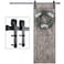 SMARTSTANDARD 6 Feet Heavy Duty Sturdy Sliding Barn Door Hardware KitSmoothly and Quietlyincludes Detailed Installation Fit 36 Wide Doorpanel J Shape Hanger Black