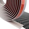 FONUNO Floor Transition Strip Self Adhesive Carpet Flooring Transitions Edging Trim Strip PVC Threshold Transitions Suitable for Threshold Height Less Than 5mm 20Ft Wood Grain GrayNew