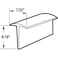 PRIME-LINE PrimeLine T 8680 916 In x 37 In Gray Vinyl Storm Door Bottom Sweep Single Pack