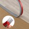 Gaahing 98ft Peel and Stick Floor Transition Strip Carpet to Tile Transition Edging Trim Suitable for Doorways Threshold Cover Height Within 5mm