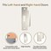 Mega Handles TStrike Door Plate Durable Door Strike Plate Silver Strike Plates for Interior Doors