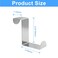 Bivethoi 10 Pcs Over The Door HooksZShaped Reversible Sturdy Hanging Hooks Dual Head Fits 1 and 2 Door Widths Single Hanger Hook for Drawer Closet Cupboard Kitchen