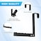 FYY Over the Door Hooks Hanger 2 Pack Collapsible Folding Over The Door Organizer Rack Space Saving Hanging Storage Hanger for Clothes Coats Towels for Bedroom Bathroom Black