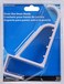 Hardware Essentials 852098 Over The Door Hook Large Plastic White