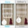 Kaiferty Over The Door Hooks OrganizerCoat Rack with 12 Hooks and 2 Mesh BasketsBack of Door Storage Organizer for BathroomBedroomKitchenOfficeWhite