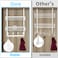Kaiferty Over The Door Hooks OrganizerCoat Rack with 12 Hooks and 2 Mesh BasketsBack of Door Storage Organizer for BathroomBedroomKitchenOfficeWhite