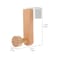 LABRIMP Over the Door Hooks 2Pack NailFree Household Door Hangers for Coats Hats Towels Compact SpaceSaving Design 295X236X078In