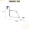 Verplexter Design Hangers and Hooks Extension Devices on Closet Doors bedrooms and Laundry Rooms Drying Racks Chrome Alloy for Durability and Sturdiness