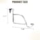 Verplexter Design Hangers and Hooks Extension Devices on Closet Doors bedrooms and Laundry Rooms Drying Racks Chrome Alloy for Durability and Sturdiness