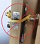 GINFH 12 Pack Lockdown Magnetic Strips Door Security Devices Thin Magnetic Strips School Office Emergency Easy Quick Lock Door Latch White Text Version 12