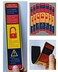 YnFag 12 Pack Magnetic Tape Magnetic Lockdown Strips Iron Door Magnet Security Devices School Office Effective Emergency Lockdowns Yellow