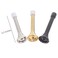 N-KONGJIAN 12PCS Spring Door Stops Heavy Duty Door Stopper with Rubber Bumper Wall Mounted Spring Doorstop Spring Door Stop for Wall Black