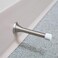 N-KONGJIAN 12PCS Spring Door Stops Heavy Duty Door Stopper with Rubber Bumper Wall Mounted Spring Doorstop Spring Door Stop for Wall Black