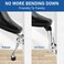Gudui 6 Inch Kickdown Door Stopper with NonSlip Rubber Tip One Touch Heavy Duty Bottom Holder Adjustable Metal Door Stop to Hold Door Open 2 Pack Brushed Nickel