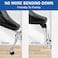 Gudui 6 Inch Kickdown Door Stopper with NonSlip Rubber Tip One Touch Heavy Duty Bottom Holder Adjustable Metal Door Stop to Hold Door Open 2 Pack Brushed Nickel