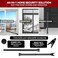 AceMining Upgraded Door Security Bar Sliding Patio Bar Heavy Duty Stoppers Adjustable Jammer for Home Apartment Travel 2 PackBlack