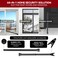 AceMining Upgraded Door Security Bar Sliding Patio Bar Heavy Duty Stoppers Adjustable Jammer for Home Apartment Travel 2 PackBlack