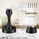 HUTLON Black Magnetic Door Stopper Heavy Duty Stainless Steel Wall Floor Mount 2 Pack