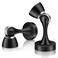 HUTLON Black Magnetic Door Stopper Heavy Duty Stainless Steel Wall Floor Mount 2 Pack