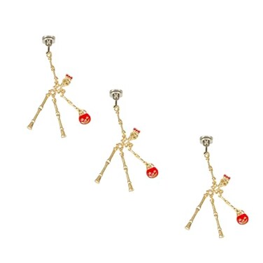 TYNUOCN Brass Hinge Head Home Decoration Skeleton ManMagnetic Hinge Dropper HangingMagnetic Hinge Head ToppersDoor Hinge Pin Topper Gold