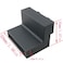 CHENJIN Flat Rail Roller Stop Aluminium Alloy Barn Door Stopper for Sliding Door Black 1Set Comes with Small Wrench