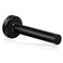 Gudui Door Stopper Black Door Stop 4 Inch Wall Mounted with Rubber Bumper Tips Stainless Steel Doorstop Wall Protector Matte Black