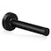 Gudui Door Stopper Black Door Stop 4 Inch Wall Mounted with Rubber Bumper Tips Stainless Steel Doorstop Wall Protector Matte Black