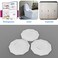 SNMIRN Door Stopper Wall Protector 3 with Strong 3M Adhesive Quiet and Shock Absorbent Silicone Wall Protectors from Door Knobs Larger Door Bumper to Protect Every Wall Surface White3 pcs