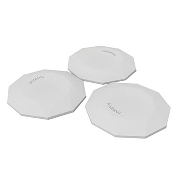 SNMIRN Door Stopper Wall Protector 3 with Strong 3M Adhesive Quiet and Shock Absorbent Silicone Wall Protectors from Door Knobs Larger Door Bumper to Protect Every Wall Surface White3 pcs