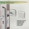 Bovinde Door Stopper Wall Protector Wall Shield Bumper Guard from Door KnobsSturdy Self AdhesiveSoft and TransparentWashable Reusable Shock Absorbent Gel for Home Office 6 Transparent