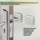 Bovinde Door Stopper Wall Protector Wall Shield Bumper Guard from Door KnobsSturdy Self AdhesiveSoft and TransparentWashable Reusable Shock Absorbent Gel for Home Office 6 Transparent