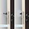 Maylanny Door Stopper Wall ProtectorTransparent Large Round Door Knob Wall Shield 354 Inches 3pcs Soft Rubber Door Handle Bumper with Strong Self Adhesive 9 CM Clear
