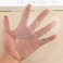 Maylanny Door Stopper Wall ProtectorTransparent Large Round Door Knob Wall Shield 354 Inches 3pcs Soft Rubber Door Handle Bumper with Strong Self Adhesive 9 CM Clear