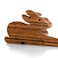 Tarini Gallery Door Stopper Wooden Hand Carved Wedge Decorative Door Stop for Home and Gifting Rabbit Shape
