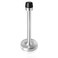 Gudui Door Stops 6 Inch Long Door Stopper Wall Mount Rubber Bumper Tips Brushed Satin Stainless Steel Silver