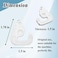 Ebrmeiwo 9Pcs 4620JJ2009A Refrigerator Door Stopper Replacement Fits Various Brands of Freezers
