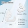Ebrmeiwo 9Pcs 4620JJ2009A Refrigerator Door Stopper Replacement Fits Various Brands of Freezers