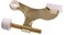 Hillman Hardware Essentials 852357 BrassPlated Hinge Pin Door Stop