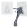 HA SHI HASHI Door Stopper SelfAdhesive Traceless Mounted Screw Bracket Stickers Door Stopper not Included Strong Adhesive No Drill No Machine Door Without Damage ClearBracket