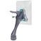 HA SHI HASHI Door Stopper SelfAdhesive Traceless Mounted Screw Bracket Stickers Door Stopper not Included Strong Adhesive No Drill No Machine Door Without Damage ClearBracket