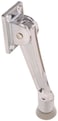 Hillman 5 Kickdown Door Stop Satin Chrome Door Stoppers Doorstops for Inside Door Heavy Duty with Ribbed Rubber Foot Mounting Screws Included 1Pack 852939