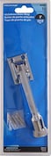 Hillman 5 Kickdown Door Stop Satin Chrome Door Stoppers Doorstops for Inside Door Heavy Duty with Ribbed Rubber Foot Mounting Screws Included 1Pack 852939