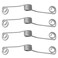 Ziyuan Hinge Pin Door Stop Butterfly Spring for Keep Door Open 4 Pack