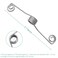Ziyuan Hinge Pin Door Stop Butterfly Spring for Keep Door Open 4 Pack