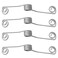 Ziyuan Hinge Pin Door Stop Butterfly Spring for Keep Door Open 4 Pack