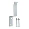 HOME MASTER HARDWARE Heavy Duty Door Stops for Sliding Doors Securing Garage Doors and Sheds Door Stoppers with Screws Zinc Plated Solid Doorstep 6 Pack