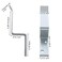 HOME MASTER HARDWARE Heavy Duty Door Stops for Sliding Doors Securing Garage Doors and Sheds Door Stoppers with Screws Zinc Plated Solid Doorstep 6 Pack